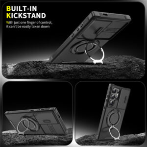Link Window-opening Phone Case Rotating Stand Cover