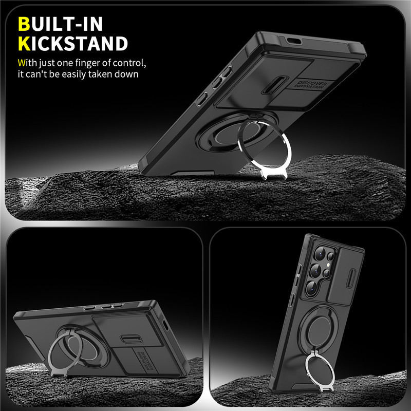 Link Window-opening Phone Case Rotating Stand Cover - Image 10