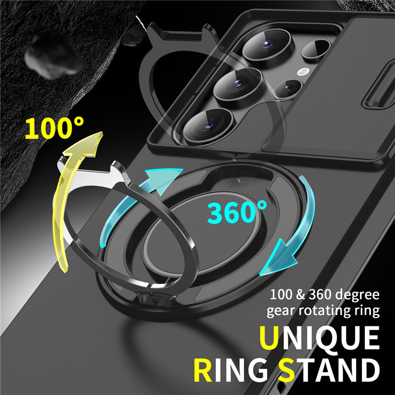 Link Window-opening Phone Case Rotating Stand Cover - Image 9